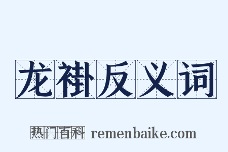 龙褂反义词是什么意思的图片